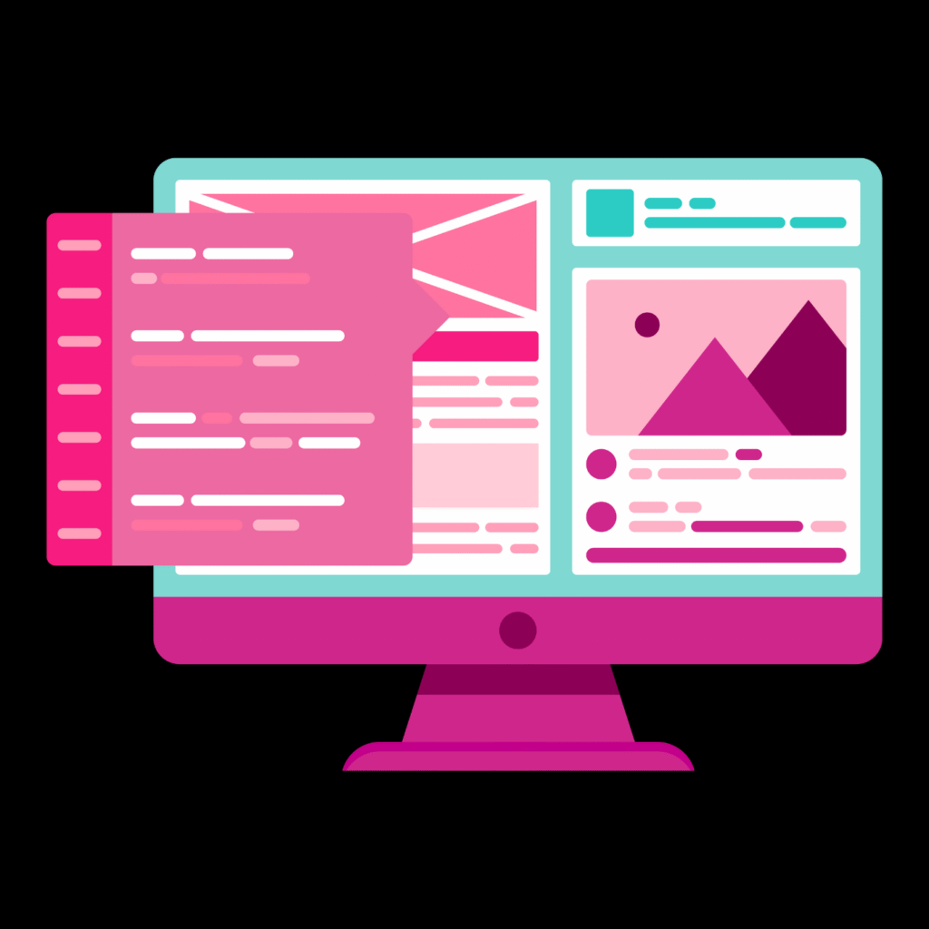 Pink Web Design